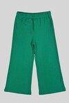Yeşil Bürümcük Bol Paça Pantolon 2062-5