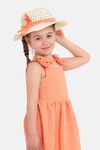 Turuncu Şapkalı 2-6 Yaş Elbise 2061-5